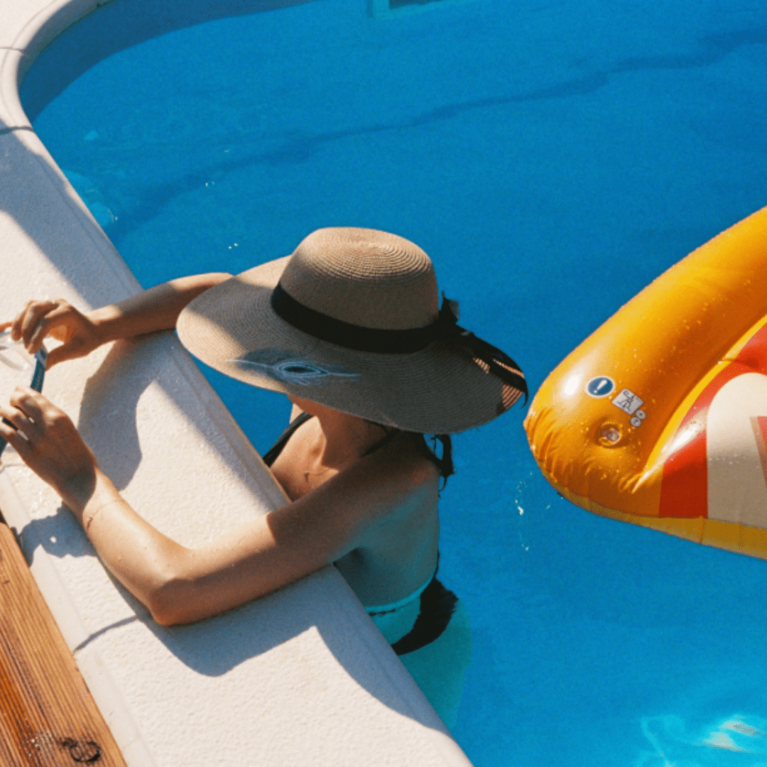 Smart pool safety technology with automated covers and surveillance.